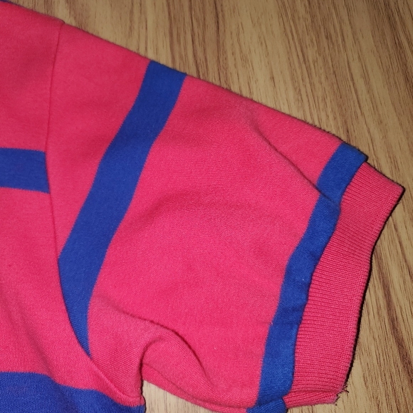 Vintage Polo Ralph Lauren Shirt Mens Medium Pink Striped  R.L.P.C Small Pony - Picture 6 of 8